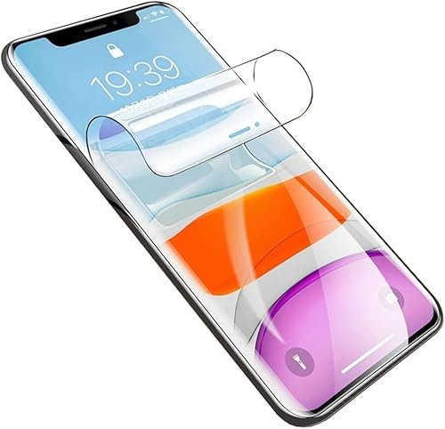 Stejnhge Protectores de Pantalla de Hidrogel Compatible con iPhone 12/12 Pro (6.1 inch), 【2 Piezas】 Película Protectora de TPU Suave Transparente (Película no Templado)