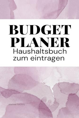 Budget Planer Haushaltsbuch zum eintragen | monatlicher Finanzplaner und Organizer Kassenbuch Marmor pastell: XXL Budget planner für 4 Jahre undatiert | deutsch A5