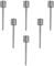 Lmyzcbzl Ball Pumpe Nadel, 6 Pcs Luftpumpennadel, Doppelloch Aufblasbare Nadel, Ballpumpen-Aufblasnadeln, für Basketball, Volleyball, Rugby, Fußball, Sportbällen