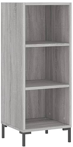 vidaXL Sideboard Grau Sonoma 34,5x32,5x90 cm Holzwerkstoff