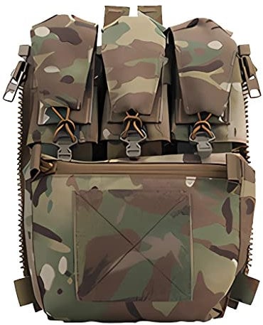 TS TAC-SKY Nylon Panel Banger Back Panel For Ferro Concepts FCPC V5 Plate Carrier MOLLE Compatible Carriers (Color : CP)