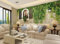 Ziegelmauer Land Garten 3D Große Wandtapete Wohnzimmer Sofa Hintergrund Tapete 3D Tapete Vlies Effekt Tv Die Fototapete Wandbild Wohnzimmer Schlafzimmer-430cm×300cm
