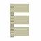 NRG Heated Towel Rail Radiator Designer Bathroom Central Heating Warmer Rad Ladder Heater 824 x 500mm Brushed Brass