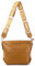Damen Tasche Shopper Hobo Bags Crossbody Schultertasche Umhängetasche Handtasche Gürteltasche Crossover Kunst Leder Gelb