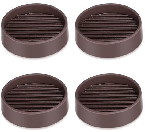 4Pcs Round Rubber Furniture Cups Non Slip Pads for Furniture,with Anti-Sliding Floor Grip Furniture Leg Protectors,Noise Reduction,for Bed Sofa Table(2'' x 2'')