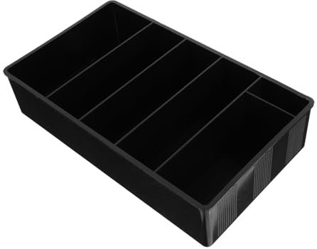 NUOBESTY Geldschublade Mit Multi-grid-box Für Schreibtisch Taschenrechnerhalter Und Münzbox Als Geldorganizer Und Aufbewahrungsbox Für Scheine Und Münzen Platzsparend Und Praktisch