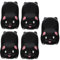 Lurrose 5St Handgelenkauflage Handballenauflage kawaii Mauspad Handauflage Handgelenkstütze für Computermaus Mauspad mit Handgelenkstütze liefern Mauspad für Laptop Zubehör Black