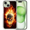 CoverHeld Hülle für iPhone 15 Handyhülle aus Silikon Hülle mit Motiv 1095 Totenkopf