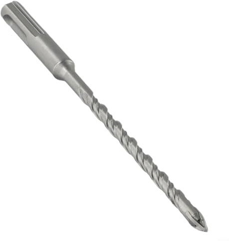 Broca de porcelana para azulejos SDS PLUS para taladro de carburo para cerámica, granito, piedra, madera, plástico y hormigón (6 × 160 mm)