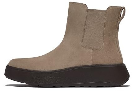 Fitflop Braune Chelsea-Stiefel aus Leder