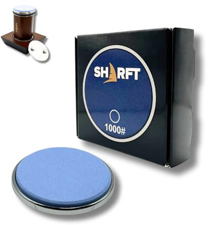 1000# Korund Ersatzstein für SHARFT Rollmesserschärfer geeignet für unsere Messerschärfer mit magnetischer Scheibenbefestigung Schärfen für Ihr Messer.