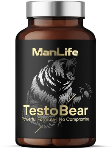 Testosteron Booster Komplex für Männer mit Zink, Ashwagandha und Maca | Bockshornklee Kapseln, Ginseng, Rhodiola Rosea, Forskolin, Magnesium, Selen und Vitamin B6 - vegan, 90 Kapseln
