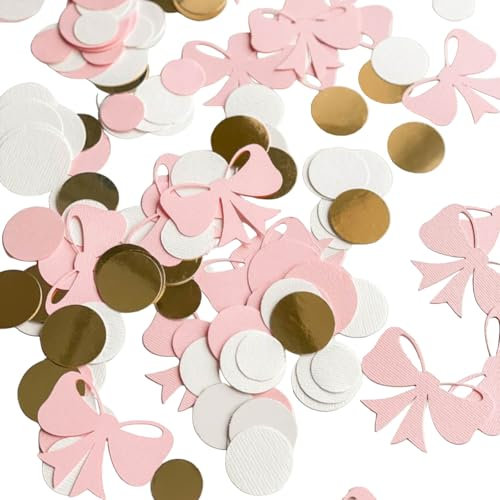 Lot de 200 confettis d'anniversaire - Rose - Décoration de table - Pour remise de diplôme, fête, anniversaire