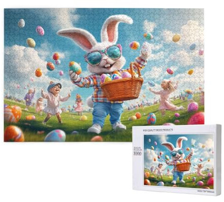 Puzzle 1000 Teile, Helle Und Farbenfrohe Puzzles, Fantasie-Kunst-Puzzles, Sodass Es Für Familien Und Freunde Geeignet Ist, Um Gemeinsam Spaß Am Puzzlen Zu Haben