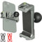 DEKEENSTAR Aluminum Cell Phone Holder with 1 Inch Ball Mount Adapter Compatible with RAM mounts B Size 1 Socket Arm Bike Motorcycle Car Phone Mount, Double Protection Anti-loosening Locking knob