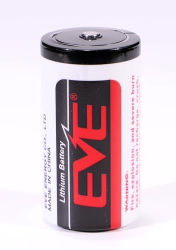 E - ER26500 Lithium Batterie 3,6V mit und ohne Lötfahne (ohne Lötfahne)