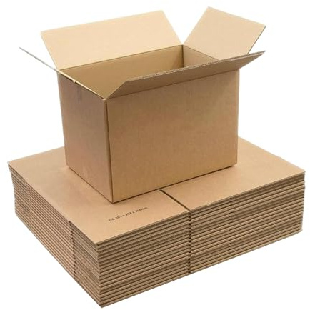 Neat. Double Wall Cardboard Boxes, Safe House Moving Boxes, Heavy Duty Shipping & Packing Boxes for Delivery, Strong & Durable - Perfect for Home, Office, and Commercial Use (15 x 10 x 10) Pack of 20