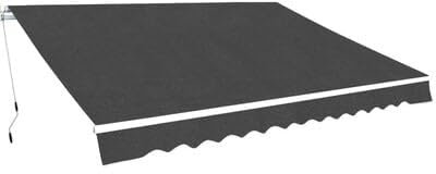 Gelenkarmmarkise 400 cm Anthrazit