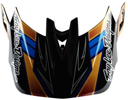 Troy Lee Designs Visière D4 ; Royalty Black/Gold
