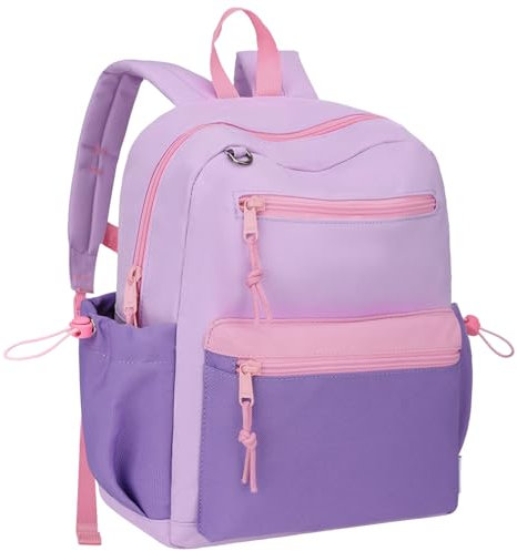 Chase Chic Rucksack Kinder,Kinderrucksack Jungen Mädchen für 5-8 Jahre,Wanderrucksack Schulrucksack mit Brustgurt für Kindergarten/Vorschule/Schule(Lila)