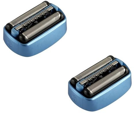 LKWVQRQE Y21A 2 Stück Ersatz-Scherfolienkassettenkopf for 40B, Kompatibel Mit Braun, CoolTec CT2S CT2Cc CT3Cc CT4S CT4Cc CT5Cc CT6Cc