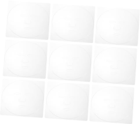 Gadpiparty 20 Stück Teiliges DIY Gesichtsmasken aus Langlebigem Hautfreundlichem Wiederverwendbare Algen masken Formen für Frauen Praktische Gießformen Teller für Selbstgemachte Collagen