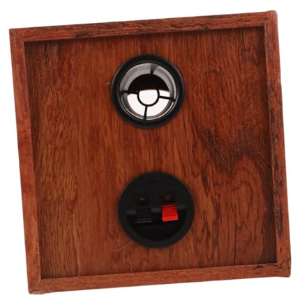 GANAZONO Box Audio Compatto per Auto da 5 Pollici in Legno Funzione di Tuning, Cassa per Altoparlante Auto per Uso Durante la Guida in Casa