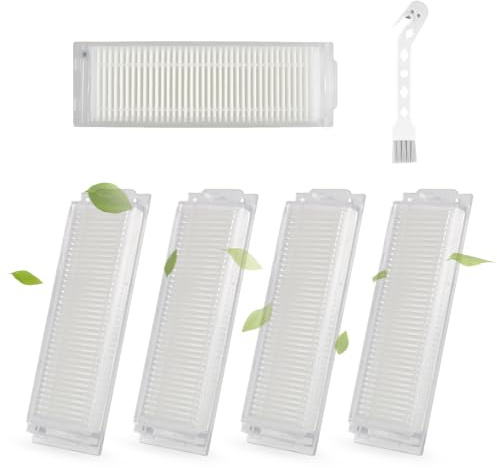 5 Pcs Filtri HEPA per Xiaomi Mi Robot Vacuum Mop 2S/ Mop Pro/Mop P/STYJ02YM/per Xiaomi Robot Vacuum S12/ S10 EU Filtri HEPA Accessori per Robot Aspirapolvere