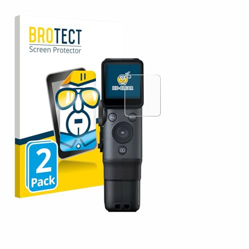 BROTECT Schutzfolie für Fujifilm Instax Mini Evo Cinema | 2 Stück Transparenter Displayschutz Made in Germany Klare Displayschutz-Folie Clear Einfache Montage Case-Friendly