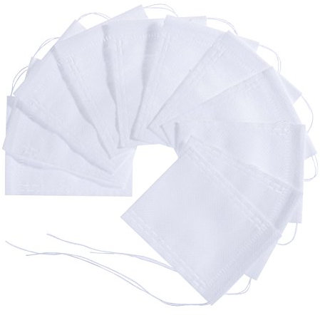 Anpro 100PCS Sachet de Thé Jetable,Passoire Médicaments Chinois Sachet Multiusage Défilage Non-tissé Sachet Vide Alimentaire Ecologiste Filtre à Thé - 7cm x 5.5cm