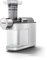 Philips Avance Collection MicroMasticating Centrifugeuse Extracteur De Jus De Fruits Et Légumes - Puissance De 200 W, Récipient Â Pulpe Et Pot d'Une Capacité De 1 l, Blanc (HR1945/80)
