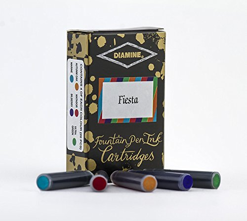 Diamine Cartridge Packs Mixed Fiesta