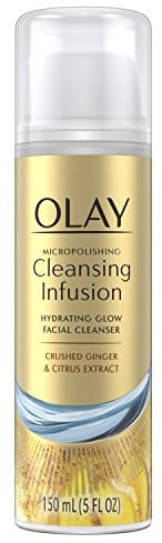 Olay Micropolishing Cleansing Infusion Facial Cleanser Ginger, 5.0 Fluid Ounce