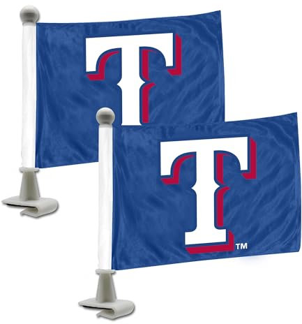 Promark MLB Texas Rangers Flaggen-Set, 2-teilig, Ambassador Styletexas Rangers Flaggen-Set, Ambassador Stil, Team-Farbe, Einheitsgröße