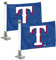 Promark MLB Texas Rangers Flaggen-Set, 2-teilig, Ambassador Styletexas Rangers Flaggen-Set, Ambassador Stil, Team-Farbe, Einheitsgröße
