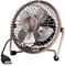 NATUCE Ventilador USB, Mini Ventilador USB Silencioso Ventilador de Escritorio de Metal de Rotación Flexible de 360 ° Ventiladores USB Portátil de Ordenador PC para Oficina Hogar
