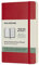 Moleskine Wochenplaner 2021, 12 Monate Wochenkalender, Wochenplaner und Notizbuch, weicher Einband, Format Pocket 9 x 14 cm, Farbe Scharlachrot, 144 Seiten