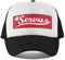 tshirtladen #Servus Trucker Cap Unisex schwarz/weiß Mesh Gewebe Rückseite