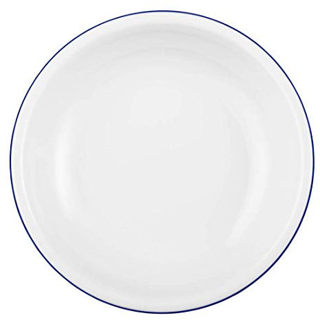 Seltmann Weiden [A] Compact Suppenteller rund 20 cm Blaurand 6-er Set