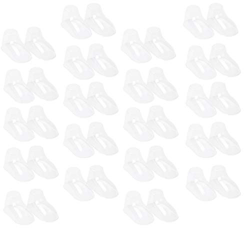 Healifty 100Pcs del Bambino Piedi di Visualizzazione del Basamento del Bambino Stivaletti Calze Scarpe Supporta Shaper Vetrina Alberi Scarpa Supporto per Il Deposito E La Casa Utilizzare