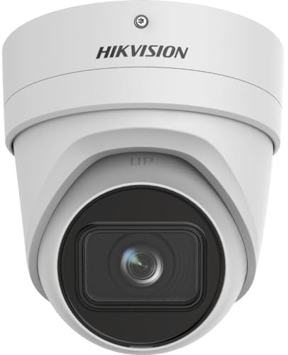 Hikvision DS-2CD2H86G2-IZS(2.8-12mm)(C) Turret Überwachungskamera mit 8 Megapixel, bis zu 40m Beleuchtung, professionelle Überwachungskamera, Acusense Kamera mit Fehlalarmfilter