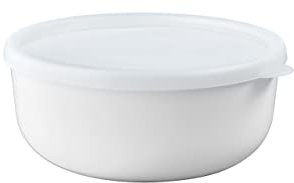 Mepal – Aufbewahrungsbox Kuchen Lumina – Frischhaltedosen mit Deckel für Kühlschrank, Gefrierschrank, Dampfgarer & Mikrowelle – Mikrowellenschüsseln mit Deckel – 1500 ml – White