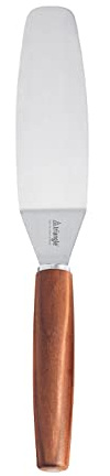 triangle Winkelpalette Sense Pflaumenholzgriff, Made in Solingen/Germany | Abgewinkelte Palette aus Edelstahl, FSC-zertifizierter Holzgriff, im Geschenkkarton – ideal für Profiköche