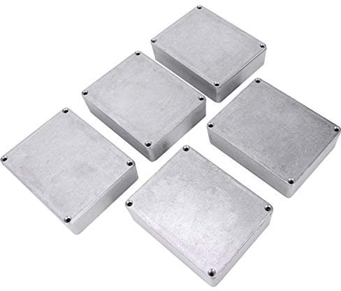 Glakyur 5 StüCke Gitarren Effekt Pedal Box GehäUse für DIY Gitarren Pedal Kit 1590BB