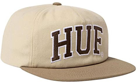 HUF Arch Logo Snapback Cap - Snapback Cap Creme, Mehrfarbig, One Size, mehrfarbig, Einheitsgröße