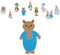 Tom Kitten Wooden Play Figure - Wooden Small World Peter Rabbit Figures, Wooden Character Set - Pretend Play Set for Boys, Girls, Toddler - Official Licensed Peter Rabbit Gifts by Orange Tree Toys