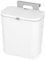 Dihl 9 Litre Hanging Trash Bin with Lid, Wall Mounted Garbage Can Kitchen Compost Bin, Plastic Rubbish Bin Wastebasket for Under Cupboard, Cabinet Door, Bedroom, Offices - White