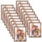 Hoikwo 18 Stück Bilderrahmen 20x25 cm, Braun Fotorahmen Collage Set für Wohnzimmer Schlafzimmer Kinderzimmer Büro Treppenhaus Flur, Wand- oder Tischaufsteller
