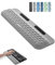 Vaydeer Keyboard Wrist Rest with Stickers, Full 100% Mechanical Keyboard Support Pad, Desk Ergonomic Cushion for Computer Typing Office Work Home Gaming, Soft Memory Foam Arm Palm Hand Pain Relief