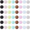 Cheriswelry 80Pcs 15mm Round Silicone Beads Bulk Soft Round Rubber Beads with Glitter Powder for Bracelet Keychain Making Pen Decor
